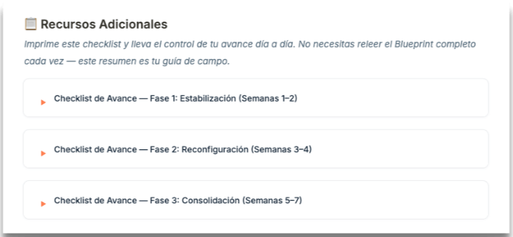 Te damos los recursos necesarios para que lleves un control de tu progreso